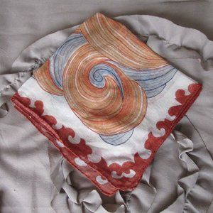 vintage printed handkerchief